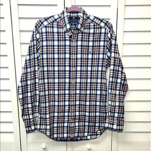 Vineyard Vines Slim Fit Whale Shirt Plaid Size Small